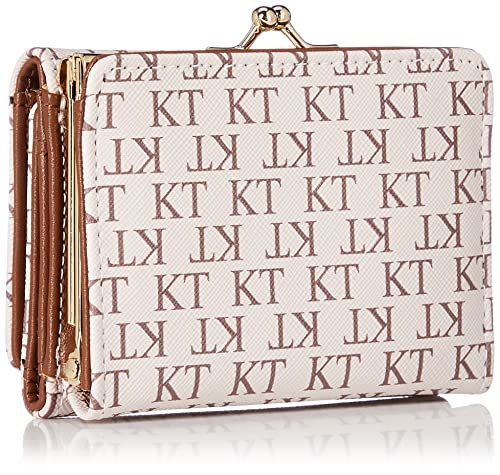 Aldi SR8 Women's Tri-Fold Wallet, Monogram, Hello Kitty Beige