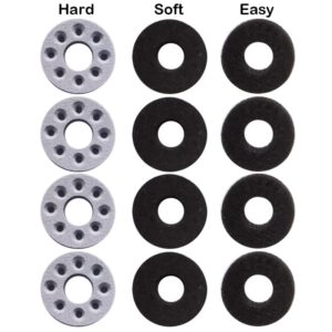 Precision Rings Compatible for Switch Pro/PS4/XBox One, Aim Assist Motion Rings Thumbstick Grips Ring Shock Absorber Rings Analog Stick Target Ring Console Accessories