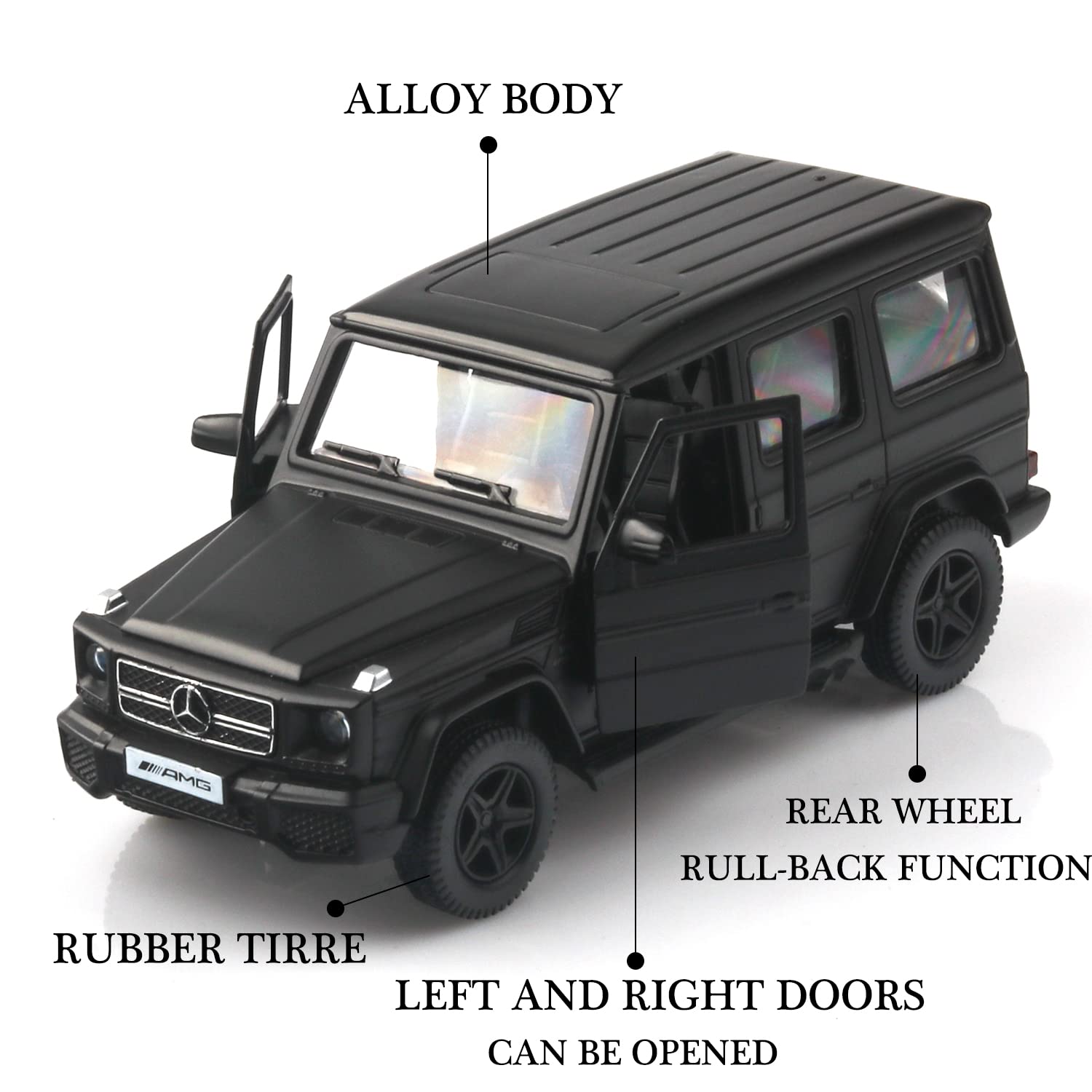 TOKAXI 1/36 Scale Mercedes Benz AMG G63 Diecast Cars Models,Pull Back Vehicles G Wagon Toy Cars,Cars Gifts for Boys Girls