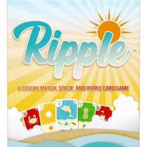 Ripple Card Game - Match, Stack, and Collect Combos on your Beach. Easy to Learn and Fun for Kids, Teens, & Adults.