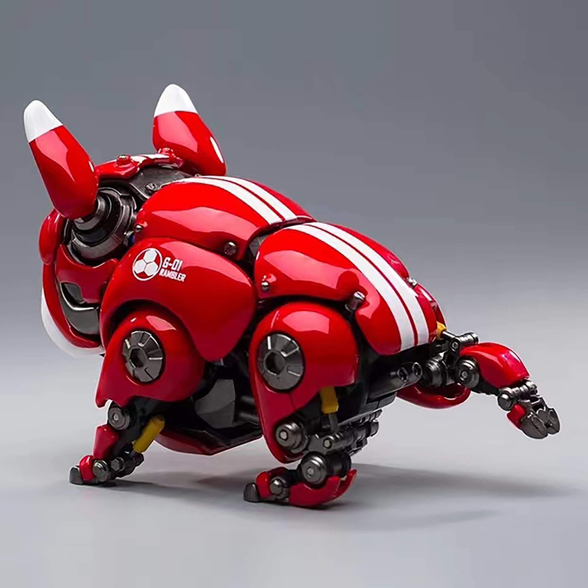 YAGIS-S Mechanical Dog Collectibles, 6.1'' Bulldog Robot Action Figure, Mechanical Beast, Puppy Toys, Car Decoration 15+