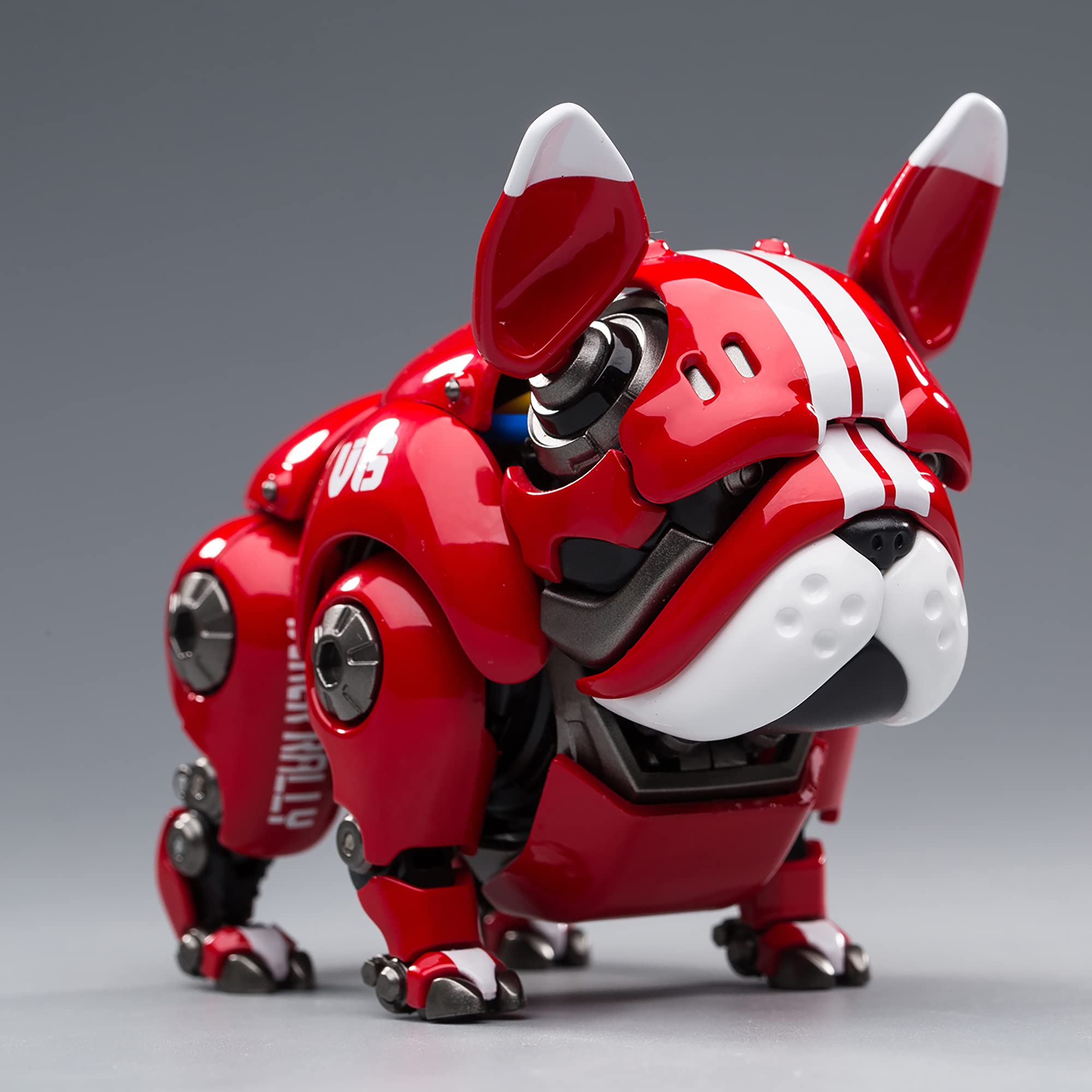 YAGIS-S Mechanical Dog Collectibles, 6.1'' Bulldog Robot Action Figure, Mechanical Beast, Puppy Toys, Car Decoration 15+