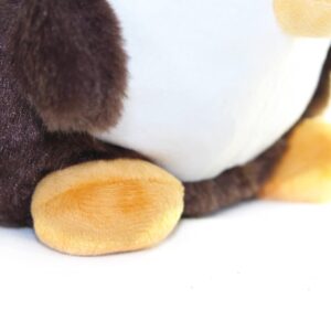 Grumpy Penguin - Adorable Super Soft Plush Stuffed Animal Toy (Glitter Eyes) - Large 8 Inch - Unique Gift for Kids and Adults