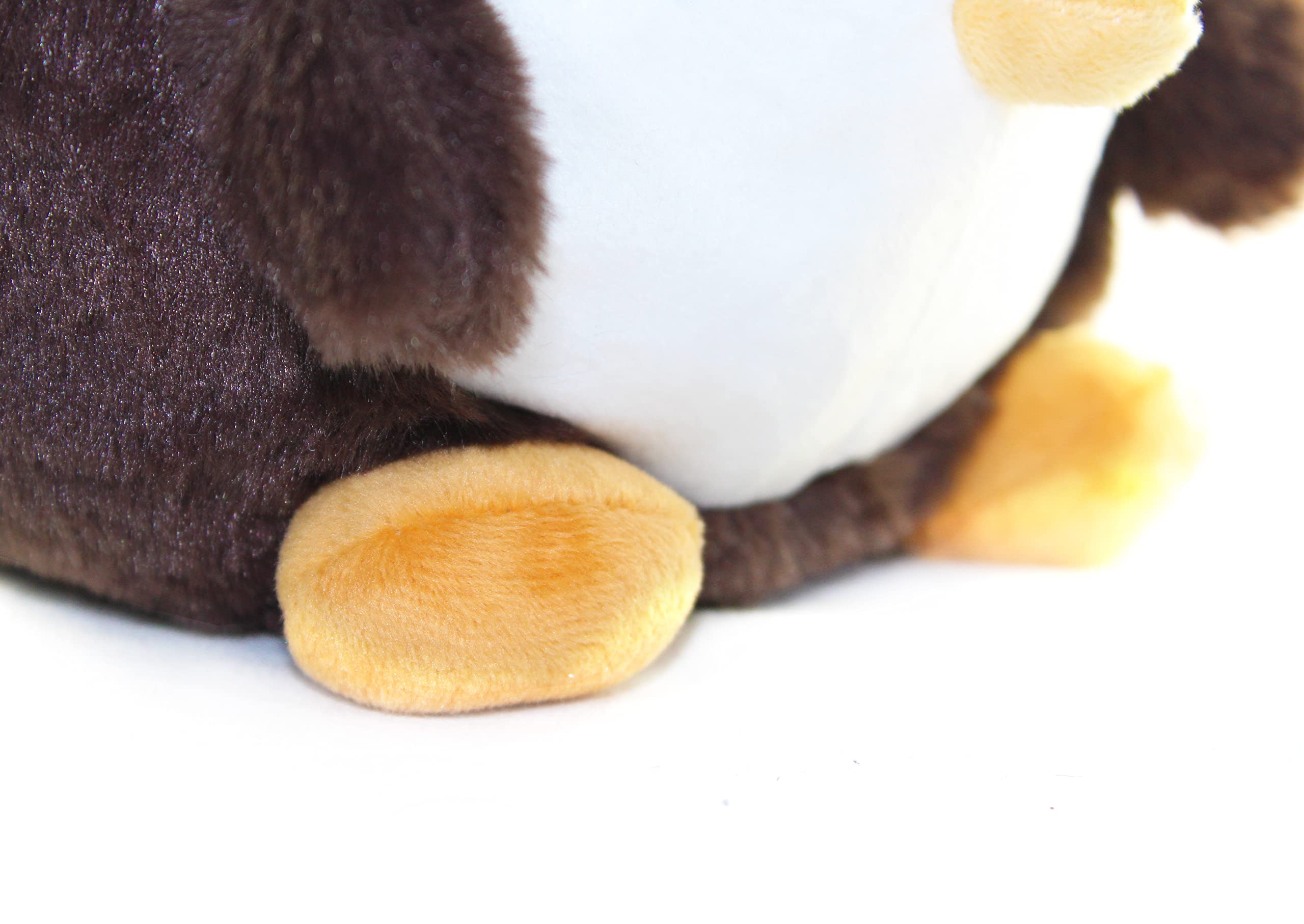 Grumpy Penguin - Adorable Super Soft Plush Stuffed Animal Toy (Glitter Eyes) - Large 8 Inch - Unique Gift for Kids and Adults