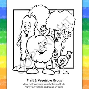 ZOCO - Eat Right, Eat Healthy - Educational Coloring Books (50 Bulk Pack, Without Crayons) - Learn Nutrition - Doctors, Nurse Handout - Games, Puzzles, Fun Activities for Kids