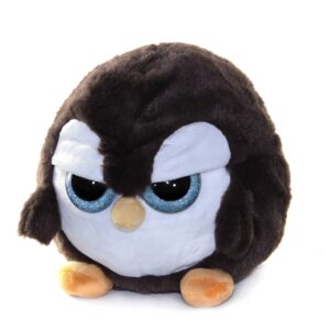 Grumpy Penguin - Adorable Super Soft Plush Stuffed Animal Toy (Glitter Eyes) - Large 8 Inch - Unique Gift for Kids and Adults