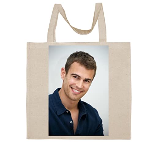 FC Carino Theo James - A Nice Graphic Cotton Canvas Tote Bag FCA #FCAG737476