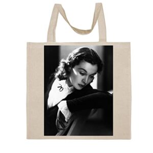 fc carino vivien leigh - a nice graphic cotton canvas tote bag fca #fcag927774