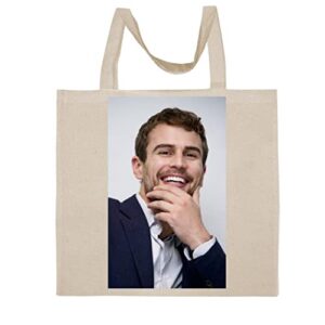 FC Carino Theo James - A Nice Graphic Cotton Canvas Tote Bag FCA #FCAG775761