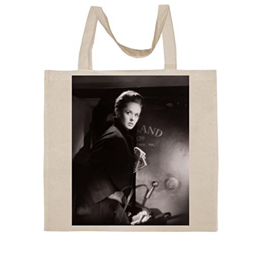 FC Carino Tippi Hedren - A Nice Graphic Cotton Canvas Tote Bag FCA #FCAG311893