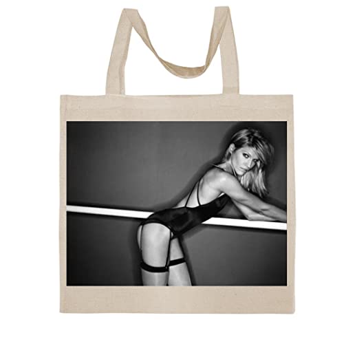 FC Carino Tricia Helfer - A Nice Graphic Cotton Canvas Tote Bag FCA #FCAG416397