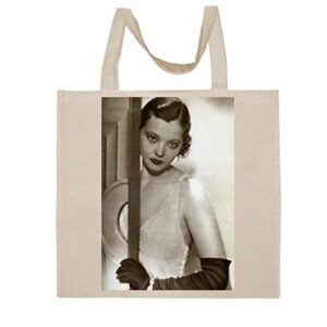 FC Carino Sylvia Sidney - A Nice Graphic Cotton Canvas Tote Bag FCA #FCAG835862