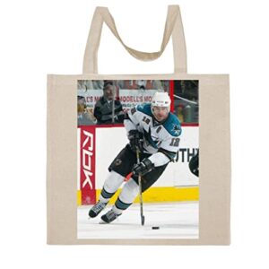 fc carino patrick marleau - a nice graphic cotton canvas tote bag fca #fcag690145