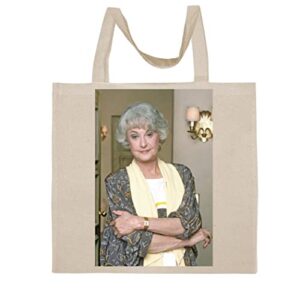 fc carino bea arthur - a nice graphic cotton canvas tote bag fca #fcag333361