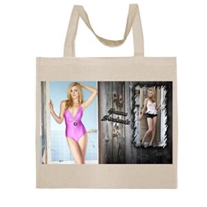 FC Carino Yvonne Strahovski - A Nice Graphic Cotton Canvas Tote Bag FCA #FCAG687750