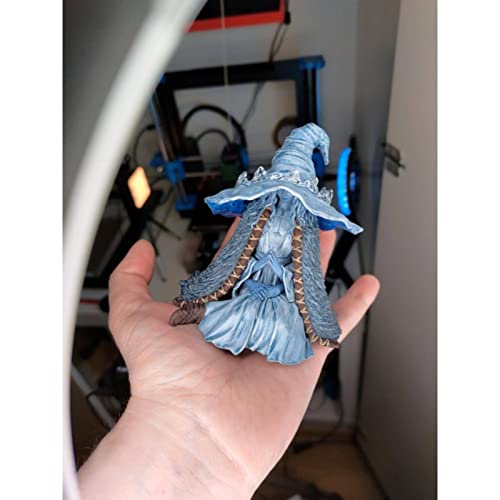 NA Ranni The Witch Elden Ring Statue, Mysterious Merchandise Figures with Detachable Hat,Elden Fans Gift, Decor Sculpture, Game Collection Ornaments, as shown, 10cm