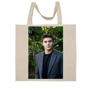 fc carino zac efron - a nice graphic cotton canvas tote bag fca #fcag721920