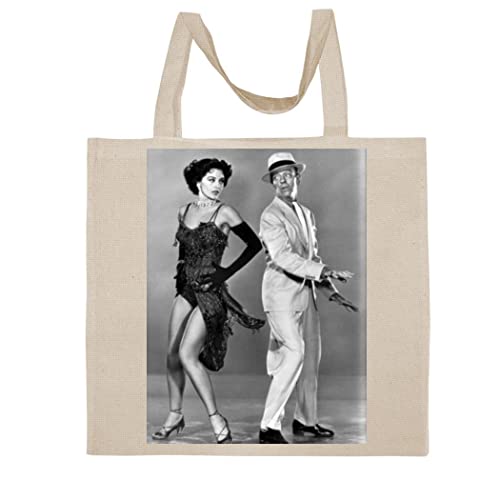 Cyd Charisse - A Nice Graphic Cotton Canvas Tote Bag FCA #FCAG302918