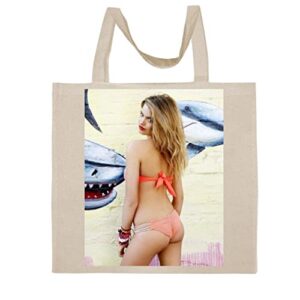 fc carino hailey clauson - a nice graphic cotton canvas tote bag fca #fcag702718