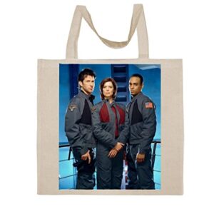 joe flanigan - a nice graphic cotton canvas tote bag fca #fcag552950