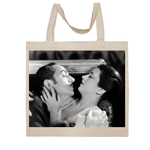 Kay Francis - A Nice Graphic Cotton Canvas Tote Bag FCA #FCAG307791