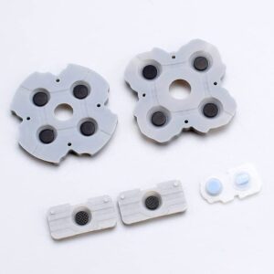 Conductive Adhesive Rubber Pad Silicone Pads Buttons Replacement for PS5 Controller Button Kit