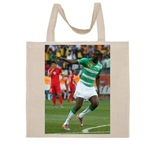 fc carino yaya toure - a nice graphic cotton canvas tote bag fca #fcag335028