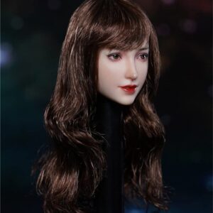 HiPlay 1/6 Scale Female Figure Head Sculpt, Charming Girl Doll Head for 12 Inch Action Figure TBLeague JIAOUDOLL HS108(C)