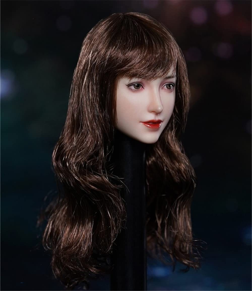 HiPlay 1/6 Scale Female Figure Head Sculpt, Charming Girl Doll Head for 12 Inch Action Figure TBLeague JIAOUDOLL HS108(C)