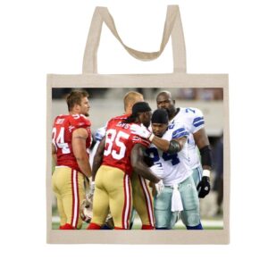 FC Carino Marion Barber - A Nice Graphic Cotton Canvas Tote Bag FCA #FCAG341798