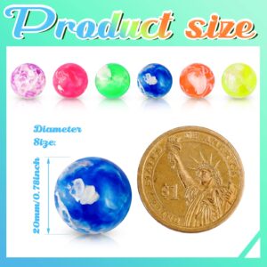 Sumind 500 Pc Small Bouncy Balls in Bulk 0.78 inch Rubber High Bouncing Balls Mini Bouncy Balls for Birthday Party Favors Gift Game Prizes Vending Machines Fillers Outdoor Activities