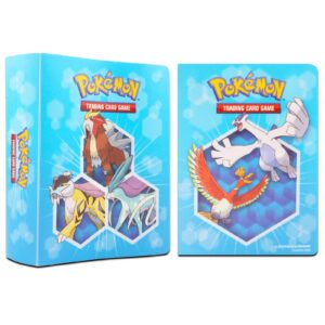 pokeball Pokemon Binders for Cards Bundle ~ 6 Pack Assorted Pokemon Album Card Holder, Each Holds 60 Cards Plus Door Hanger | Pokemon Card Carrying Case, Mini