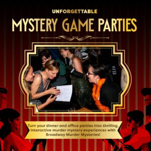 Broadway Murder Mysteries: Roaring 20s Death by Bathtub Gin - Interactive Murder Mystery Game for 3-20 Players