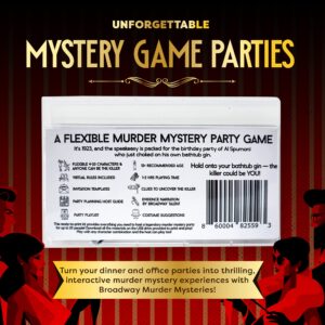 Broadway Murder Mysteries: Roaring 20s Death by Bathtub Gin - Interactive Murder Mystery Game for 3-20 Players