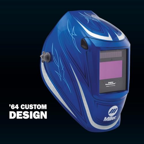 Miller Digital Performance Welding Helmet 289807 - Auto-Darkening Welding Helmet with Clearlight 2.0 Technology - Lightweight Welding Hood - Welding Mask Head Protection Gear with 7.22 sq in View