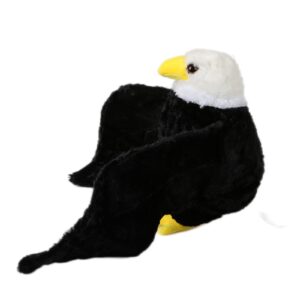 CAZOYEE Large Bald Eagle Plush Stuffed Animal, Soft American Eagle Plush Toy, Cute Bird Plushie, Cuddly Birthday for Kids, 15.7"