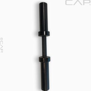 CAP Barbell 2' Solid Olympic Dumbbell Handle, No Collars, Black (New Version)