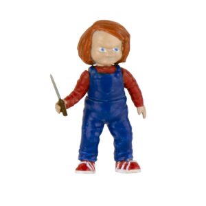 Worlds Smallest Universal Studios Horror Micro Action Figures 3-Pack (Chucky, Michael Myers, and Hellboy)