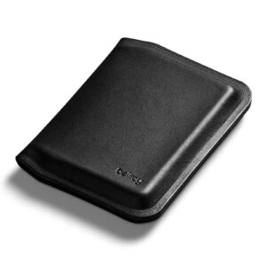 Bellroy Apex Slim Sleeve (Slim Bifold Leather Wallet, RFID Protected) - Raven