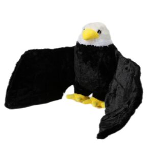 CAZOYEE Large Bald Eagle Plush Stuffed Animal, Soft American Eagle Plush Toy, Cute Bird Plushie, Cuddly Birthday for Kids, 15.7"