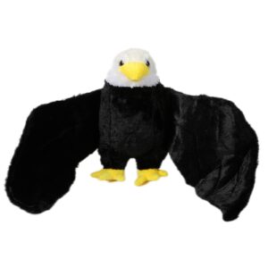 CAZOYEE Large Bald Eagle Plush Stuffed Animal, Soft American Eagle Plush Toy, Cute Bird Plushie, Cuddly Birthday for Kids, 15.7"