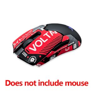 Cool Patterns Textures Grip Tape Compatible for Razer Viper/Viper Ultimate Gaming Mouse (Red)