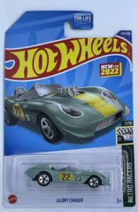 hot wheels - glory chaser - retro racer 7/10 [teal] 123/250