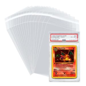 sleeves for psa graded slabs ultra protection for the graded card for pro collector (100pack)