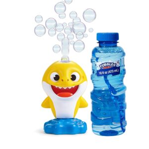 baby shark bubble & sing machine with 16 oz bubble solution