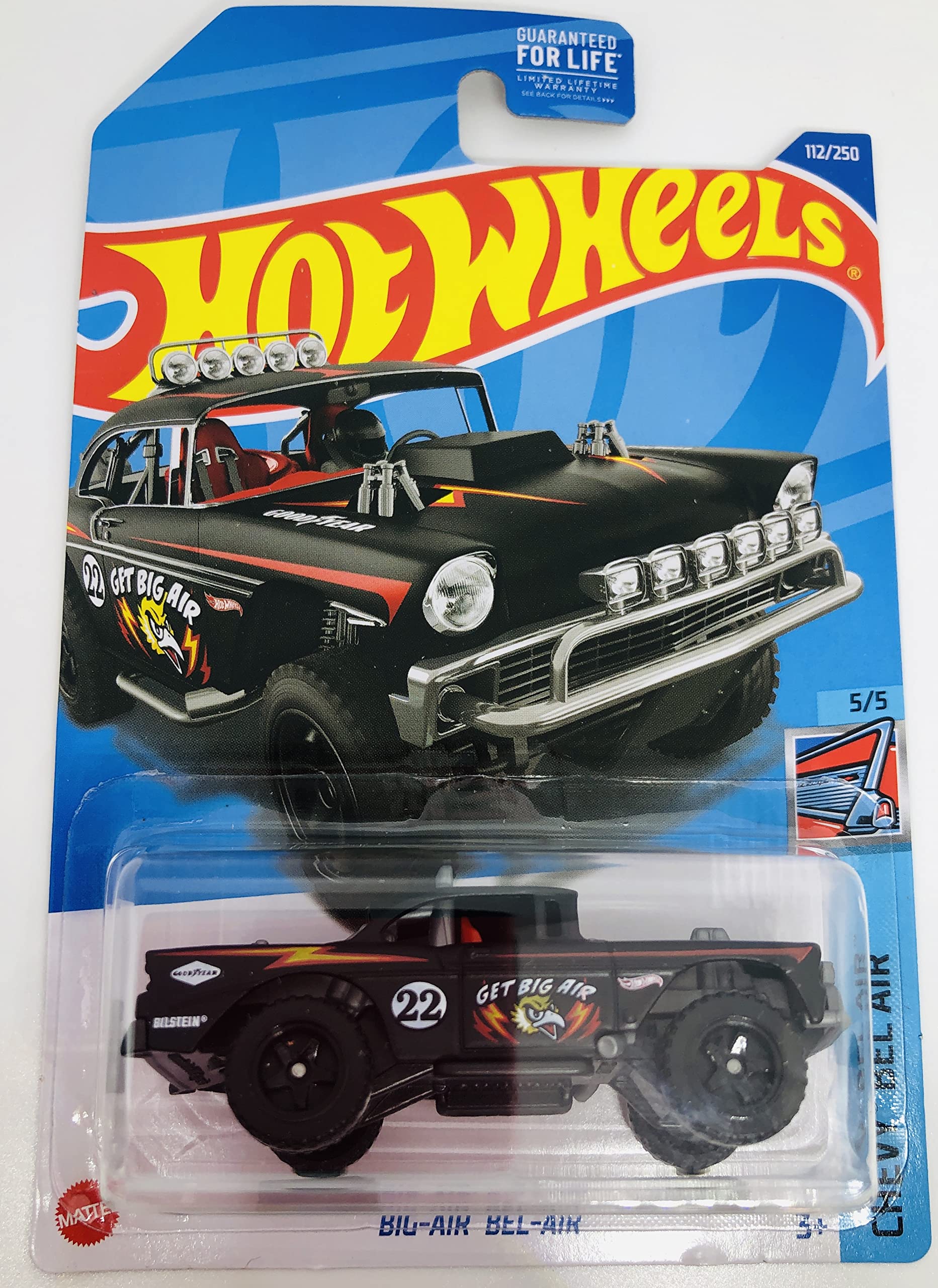 Hot Wheels 2022 - Big-Air Bel-Air - Black - Chevy Bel Air - 5/5