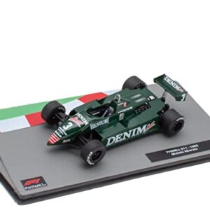 OPO 10 - Miniature car Formula 1 1/43 Compatible with Tyrrell 011 - Michele Alboreto - 1982 - F1 FD046