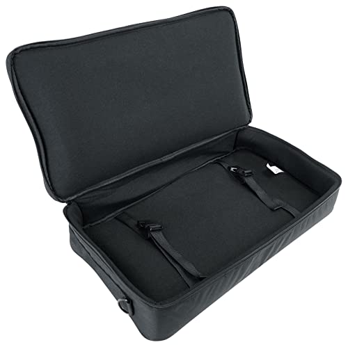 Rockville MCB22 Gig Bag Case 4 DJ/MIDI/Keyboard Controllers/Guitar Pedal Board,Black,23” x 12” x 4”