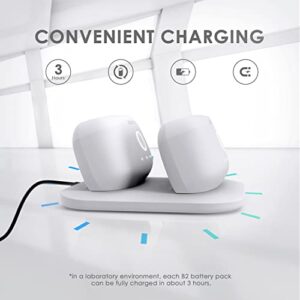 BOBOVR Twin Charger Station/Dock for B2 Battery Pack,Ultra-Thin Design, Magnetically Supply Power to 2 B2 Battery Packs at The Same Time