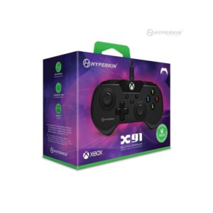 Hyperkin X91 Wired Controller for Xbox Series X | S/Xbox One/Windows 10/11 - Officially Licensed By Xbox (Black)